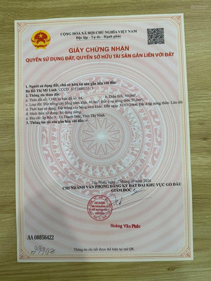 Đất góc 2 mặt tiền 299tr liền kề kcn thạnh đức và kcn hiệp thạnh sổ riêng
