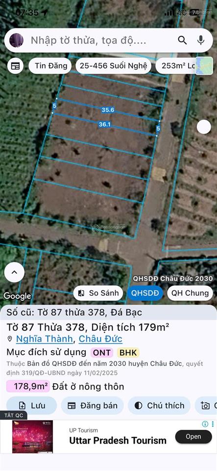 Chủ gửi bán lô đất mặt tiền đường gần quảng phú, phước an, gần ngã 3 cô đơn. nghĩa thành tp. hcm