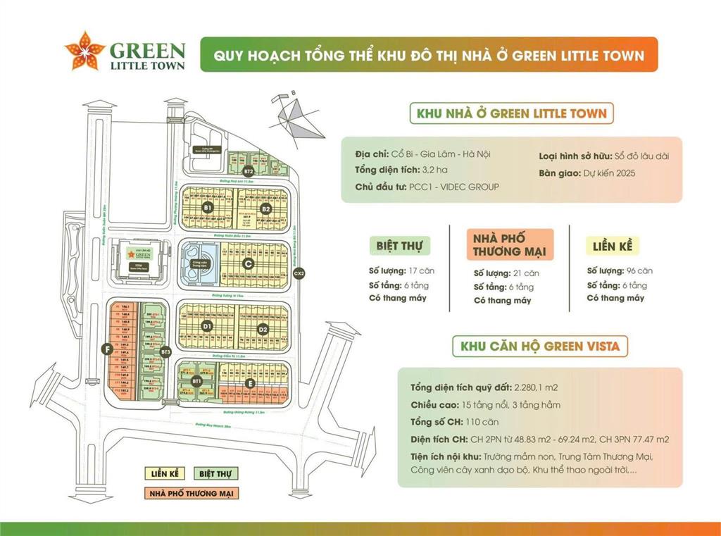 Bán suất ngoại giao dự án green litter tow gia lâm hà nội