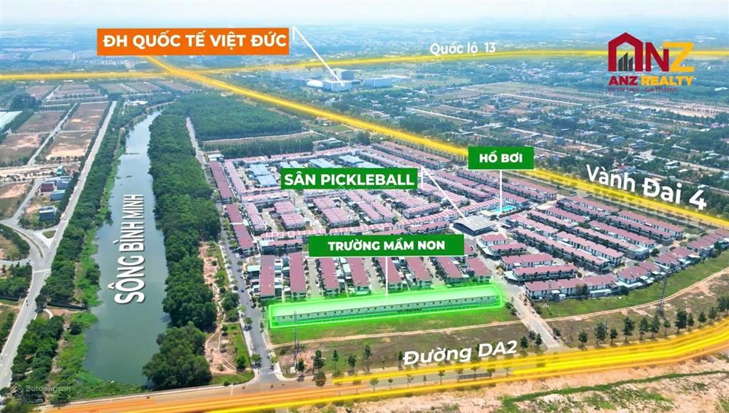 Chủ nhà kẹt tiền bán gấp căn lkv hướng đông sổ sẵn giá 1,6 tỷ khu đô thị oasis city bến cát
