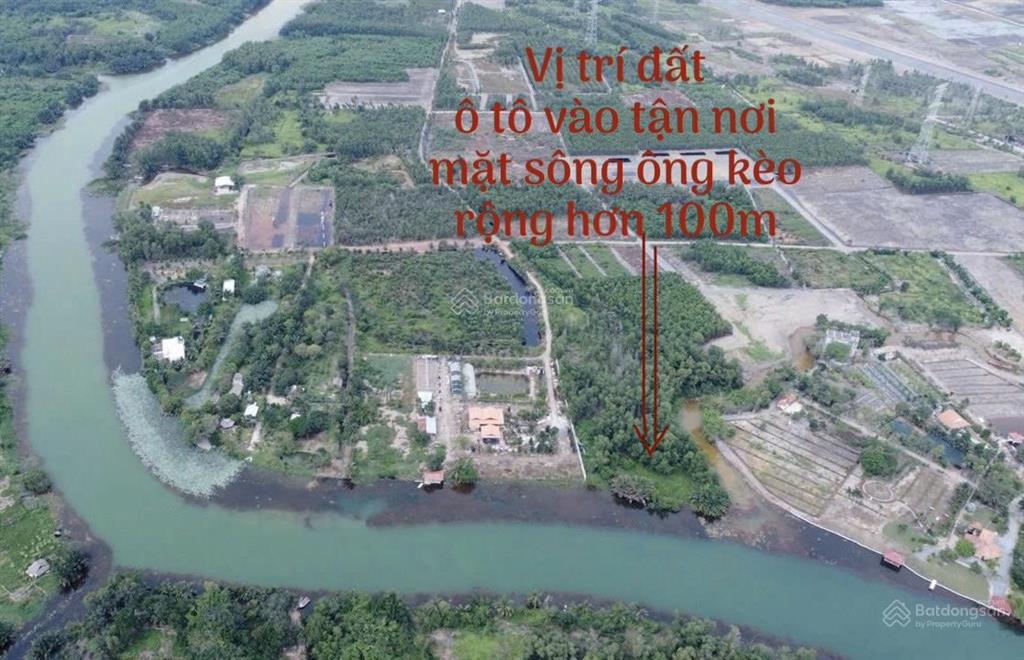 Đất nhà vườn nghĩ dưỡng mặt tiền sông lớn ông kèo đẹp nhất nhơn trạch đường ô tô tận nơi chỉ 4tr/m2