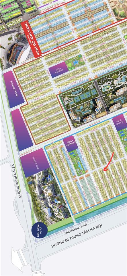 Bán liền kề 62,5m2, giá 8,15 tỷ, mặt tiền 5m cọ xanh, vinhomes ocean park 2.