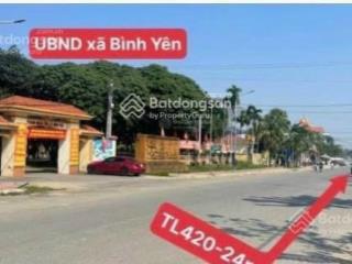 Bán đất giá rẻ tại đường 420, bình yên, thạch thất, hà nội, 1,98 tỷ, 106 m2