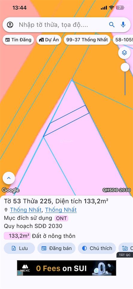 Bán đất dt 327m2 vs 20m mặt tiền nhựa song hành gần mẹ núi cúi khu cn ql20. giá chỉ 2tỷ8 có tl
