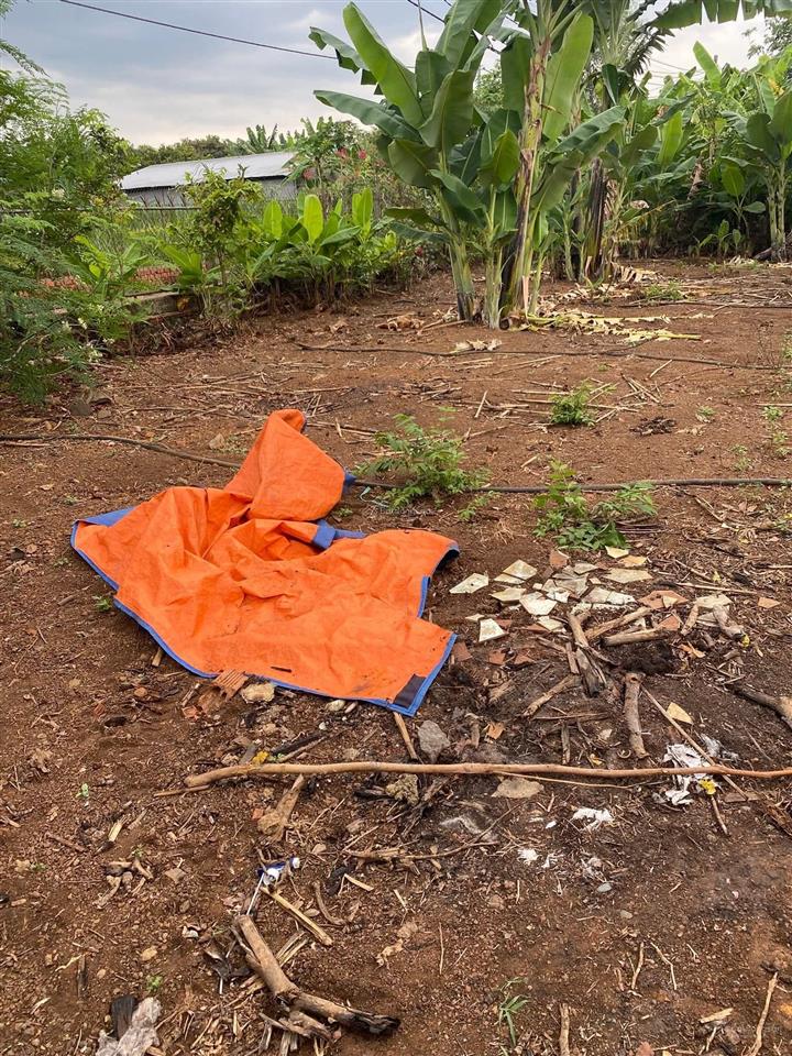 Gần 2 sào đất nghỉ dưỡng giá chỉ 1ty7. sẵn nhà c4 trên đất. ao cá giải trí. gần nhựa lớn 250m. shr