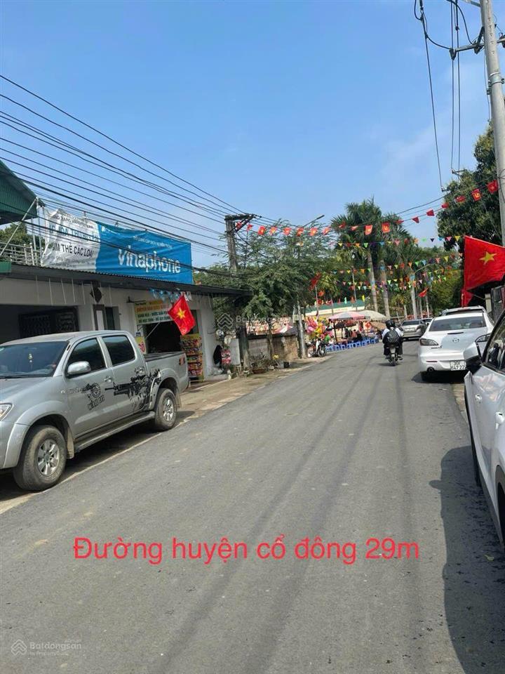 Chính chủ bán đất trại lãng, cổ đông, sơn tây 82m2 lô góc 3 mặt tiền
