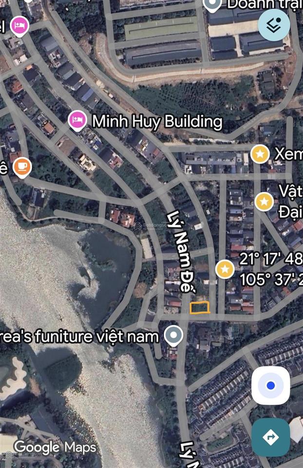 Chính chủ cần bán đất 3 mặt tiền view hồ tại phố lý nam đế