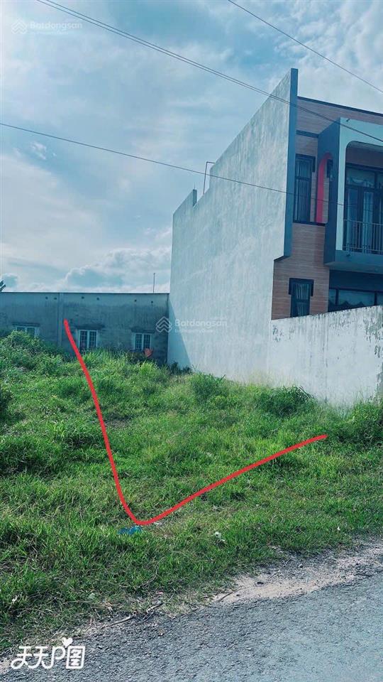 Bán đất 141.3m2 thổ cư (8x17,6m) mặt tiền đường nhựa 1 sẹc đường hoà hưng 3 an hoà trảng bàng 880tr