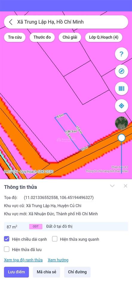 Giá ngộp hàng thật 800tr 85m thổ cư 1 sẹc đặng văn tô cách tỉnh lộ 2 nhuận đức củ chi 500m