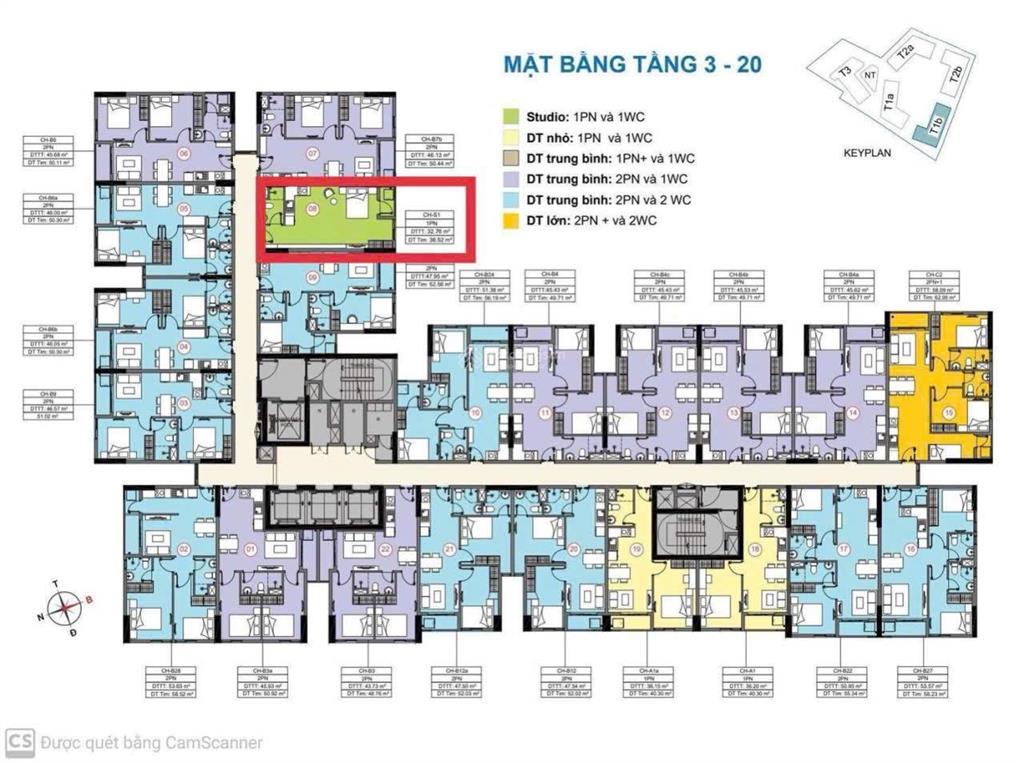 Hiếm có 1 căn studio 36m2 trực tiếp từ cđt view hồ bơi tầng trung