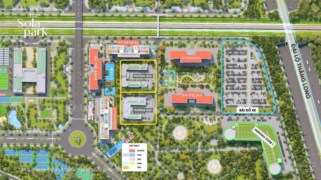 Chính chủ gửi bán cc sola park smart city tòa g2 tầng trung 42.8 m2 2.9 tỷ 0966 849 ***