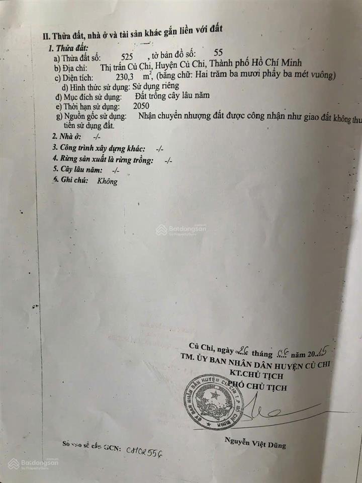 Bán nhà riêng chính chủ 230m2 tại trung tâm thị trấn củ chi (gần cầu vượt củ chi)