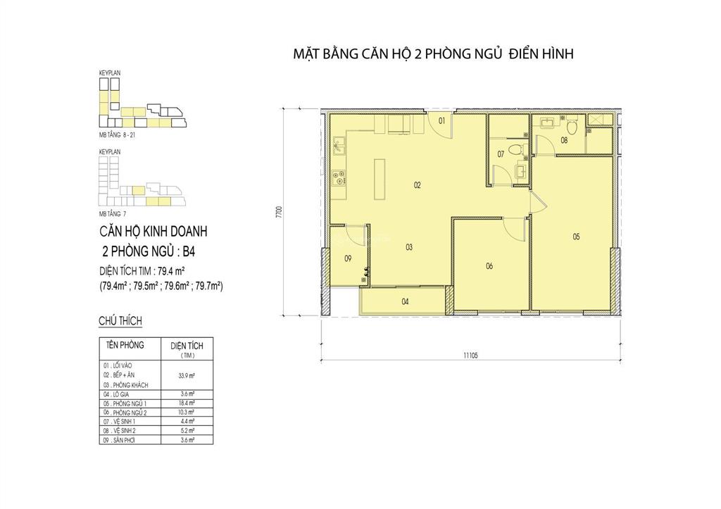Căn hộ 80m2 đầy đủ nội thất view landmark 81 và sông saigon