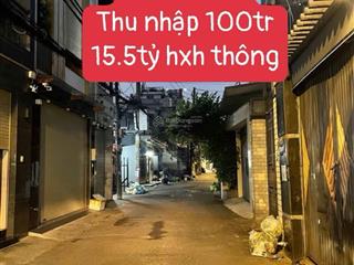 Tòa nhà hxh thông chdv 6 tầng quang trung gò vấp 6 x21m đang cho thuê 100tr/th giá chỉ 15.5 tỷ tl