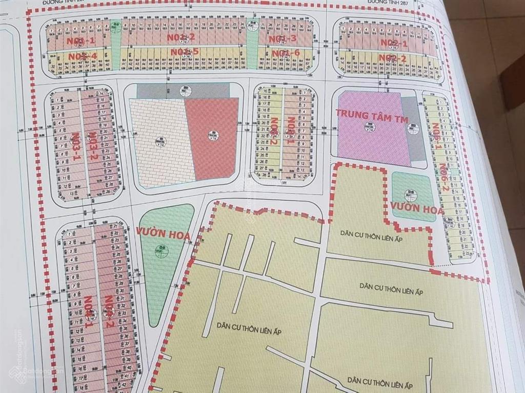Bán đất nền 287 liên bão, tiên du, bắc ninh 26 triệu/m2, 132m2