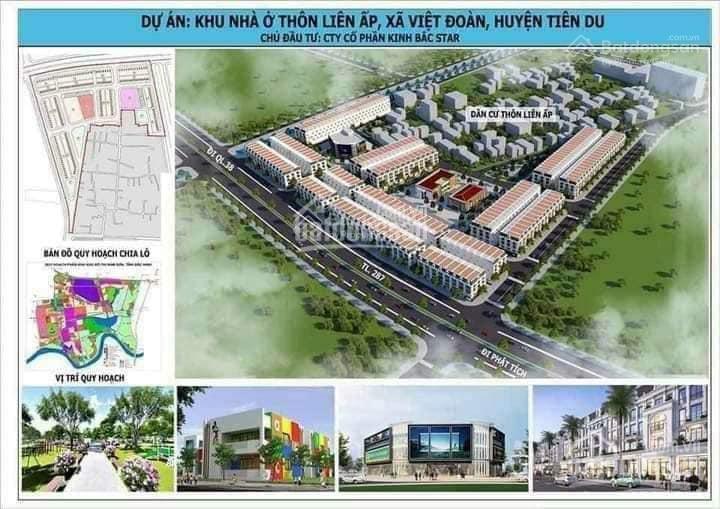 Bán đất nền 287 liên bão, tiên du, bắc ninh 26 triệu/m2, 132m2