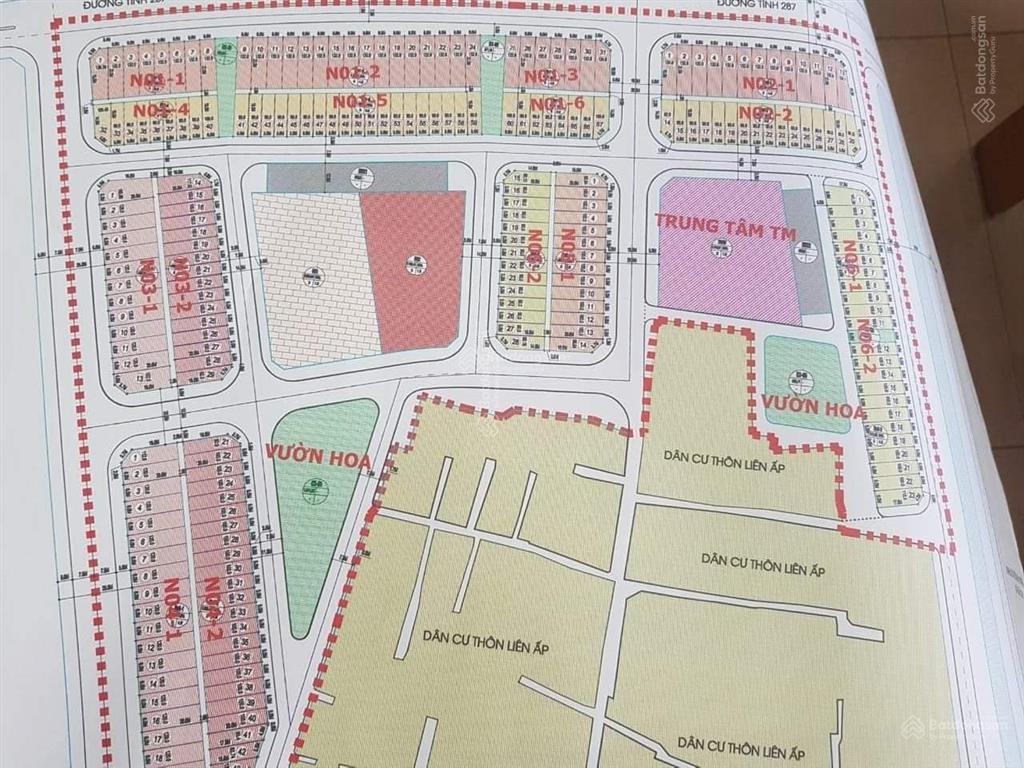 Bán đất nền 287 liên bão, tiên du, bắc ninh 26 triệu/m2, 132m2
