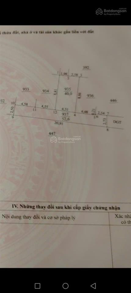 Chính chủ bán đất đường phùng, 40m2, ngõ thông trước sau, giá 3,12 tỷ