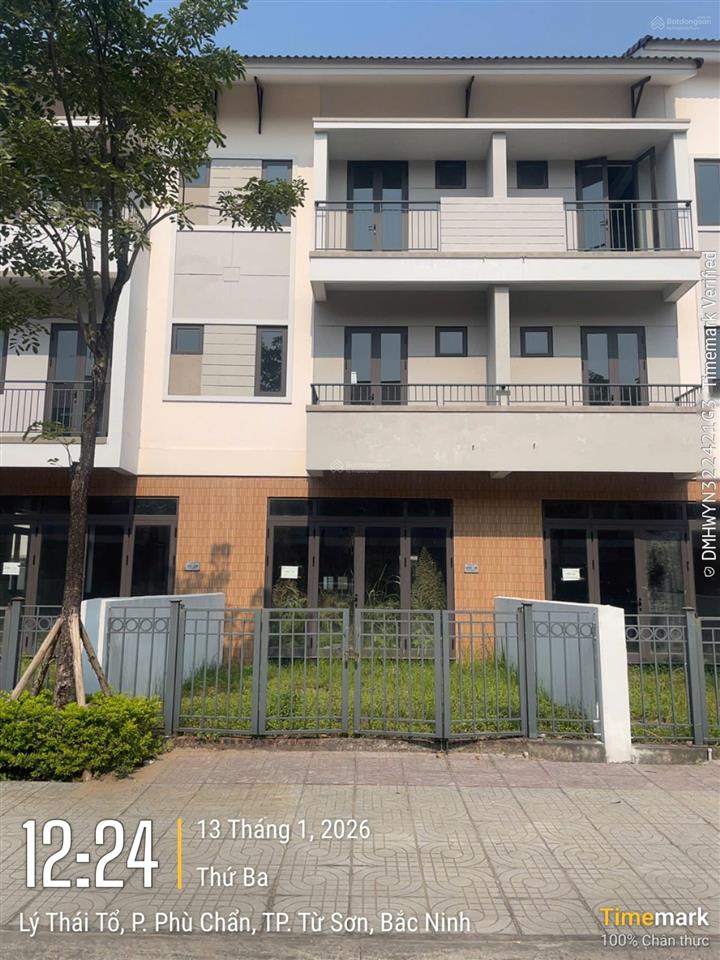 Căn shophouse giá tốt centa city xây 3 tầng chỉ 7,292 tỷ bao sang tên dt tròn 100m²