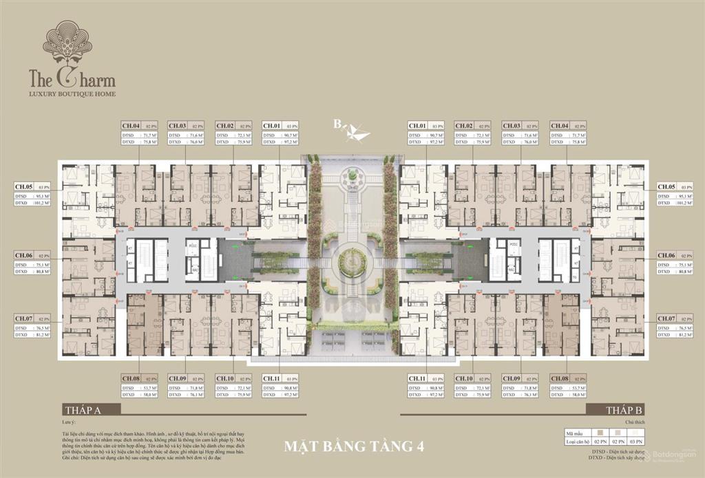 Chính chủ cần cho thuê căn hộ 2pn, 1wc tại the charm an hưng 10 triệu/tháng