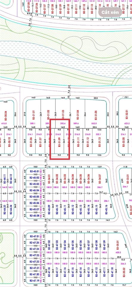 Chính chủ gửi bán biệt thự 216m2 tặng nhà thô khu đô thị fpt đà nẵng