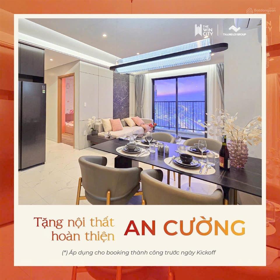 Căn hộ the win city  50m² 2pn giá 1 tỷ 5, hỗ trợ ngân hàng 36 tháng