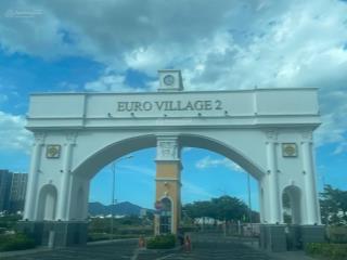 Bán đất lô góc 2 mặt tiền euro village 2  dt 670m2  giá 100tr/m2  vị trí đẹp, kinh doanh đỉnh