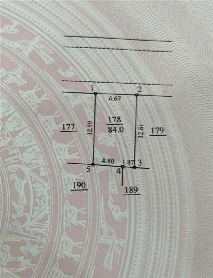 Bán đất phân lô khu yên lũng, an khánh 84m2 mặt tiền 6.7m