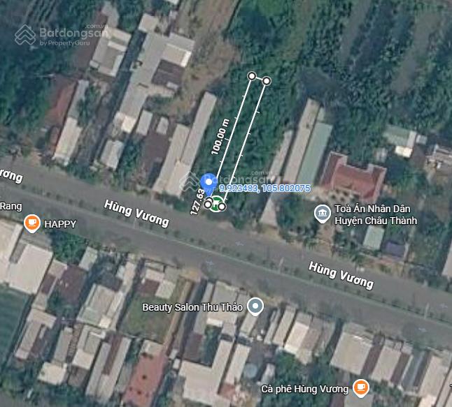 Đất vàng mặt tiền hùng vương, thị trấn ngã sáu, cận kề siêu dự án mekong