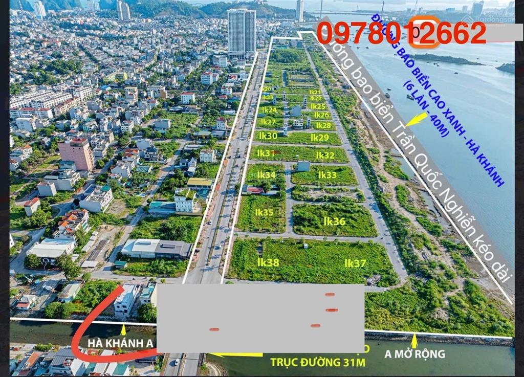Bán gấp ô góc vườn hoa giá cắt lỗ cực sâu.cao xanh hà khánh b mở rộng.  0978 012 ***