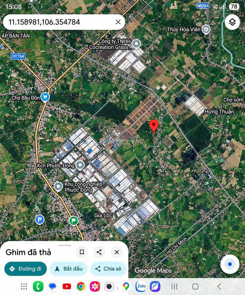 Bán đất sát khu công nghiệp phước đông giá tốt thị trường