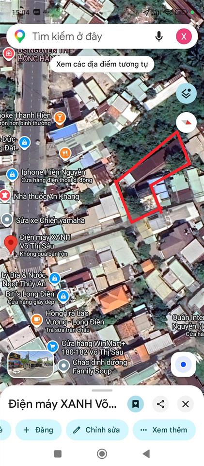 Chính chủ kẹt tiền bán gấp biệt thự 669m2 (515m2 thổ cư)ngay võ thị sáu, long điền