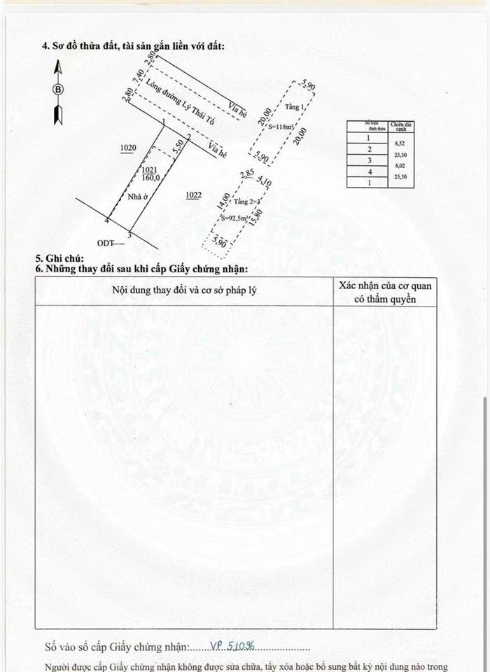 Nhà 3 tầng mt lý thái tổ 160m2 giá 12 tỷ 2