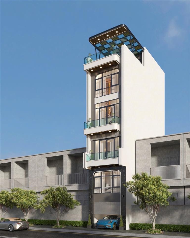 Bán từ thô căn nhà 59m2 x 6t tại long biên. ô tô tránh thông, thiết kế hiện đại.  0965 858 ***