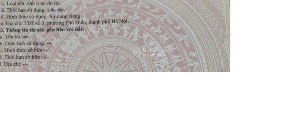 + cần bán 154m đất ngõ phú diễn, cách trường tài nguyên 100m