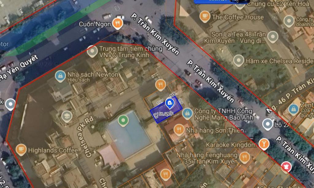 Bán nhà mặt phố khu đô thị Yên Hòa 153m2 2 mặt tiền trước sau.