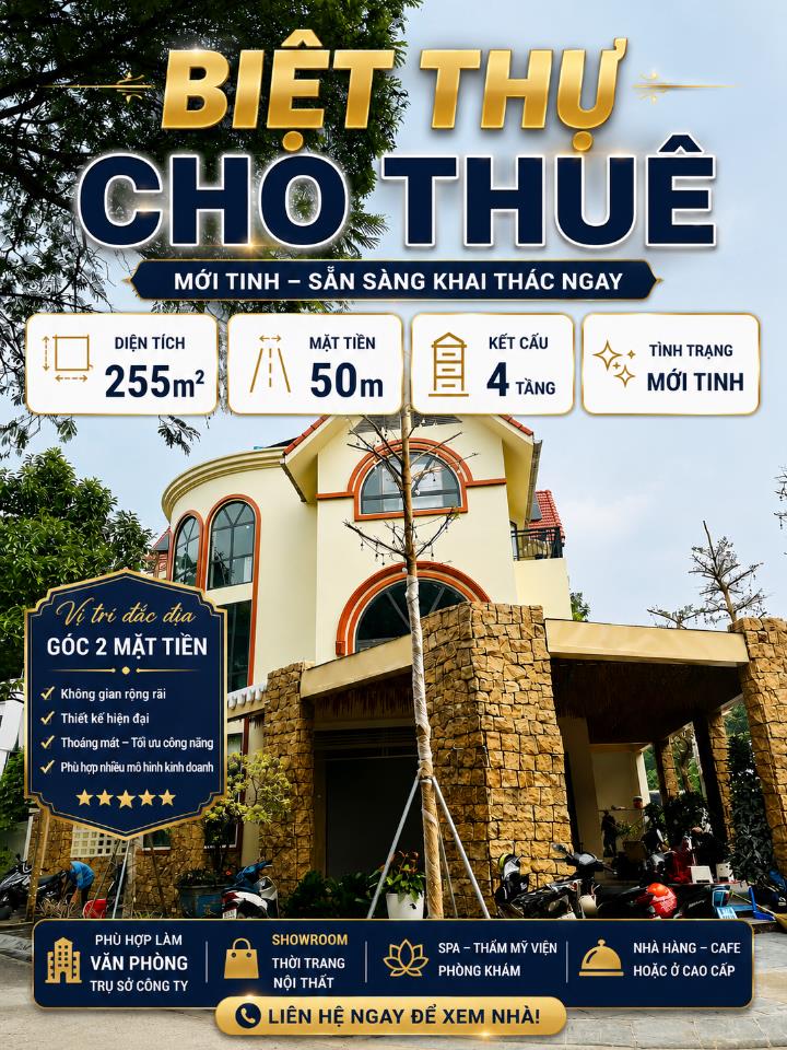 Do công ty thay đổi vị trí làm việc, cần cho thuê nguyên căn Biệt thự Nguyễn Văn Lộc, Làng Việt Kiều Châu Âu 