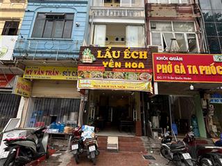 Cho thuê nhà nguyên căn mặt phố số 75, trần quốc hoàn, cầu giấy phù hợp làm kinh doanh