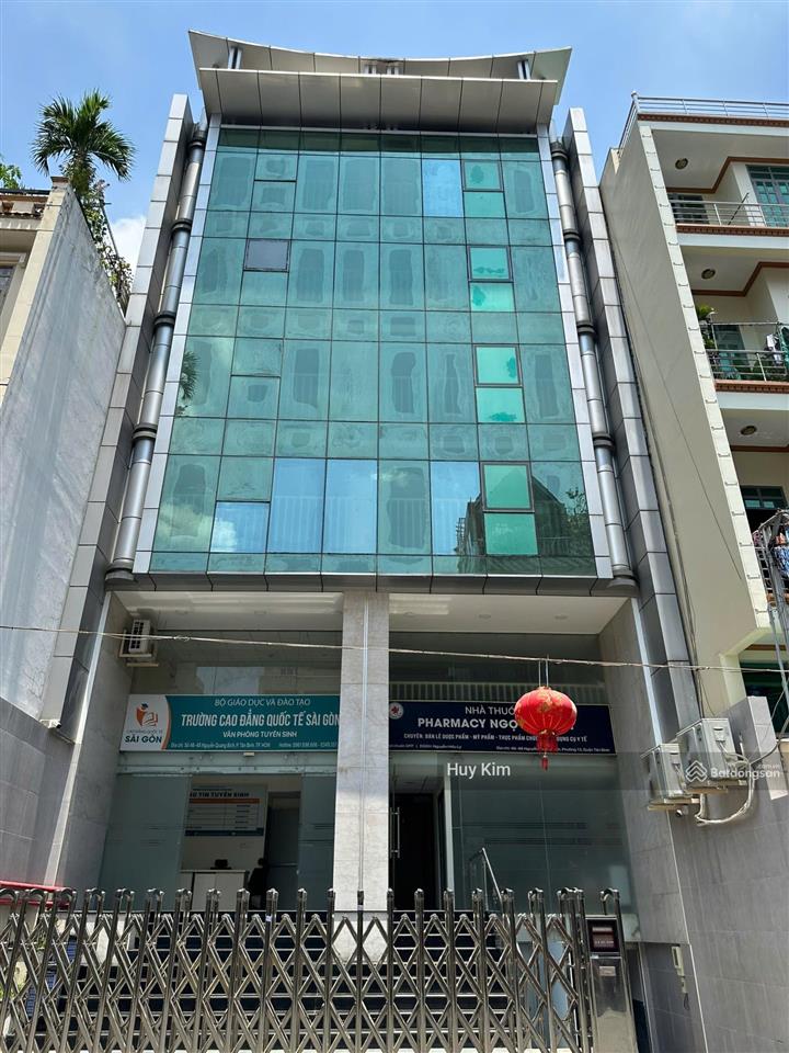 Bán tòa nhà hầm 7t 4648 nguyễn quang bích, p.13, tân bình (10.5x25m  1449m2 sàn), 75 tỷ tl