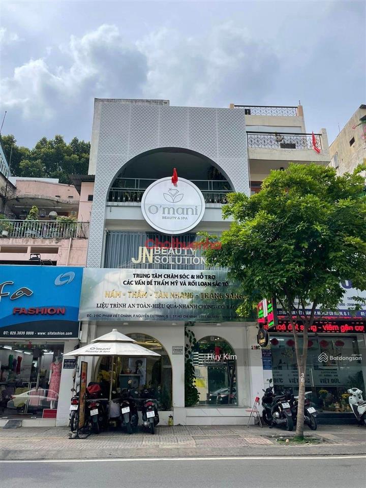 Bán nhà 4t mt 219c phạm viết chánh, p. nguyễn cư trinh, q.1 (6x18m  102m2), nhà trống, 68 tỷ tl