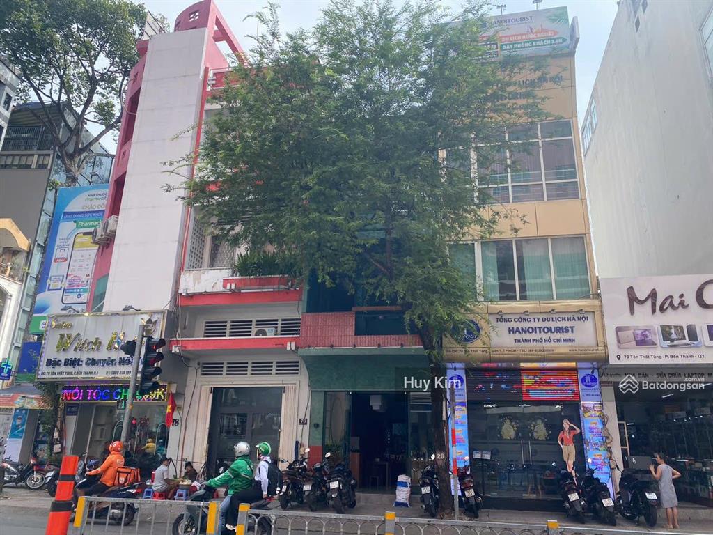Bán nhà 4t mt 74 tôn thất tùng, phường bến thành, quận 1 (4x20m  74.9m2), hđt 70tr/th, 47 tỷ tl