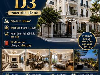 Bán nhanh căn bt vip d3 vườn đào  tây hồ.