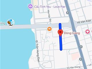 Bán đất mặt phố đông giang  tt tài chính quốc tế, biển mỹ khê,cầu rồng,khu hiếm người bán.