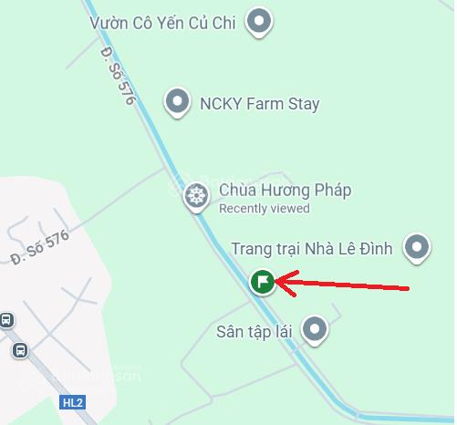 Bán đất cách vinhomes củ chi 4km
