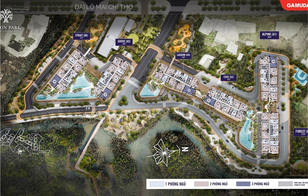 6,8 tỷ  căn 1 phòng ngủ eaton park view pháo hoa quận 1