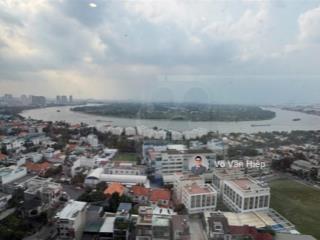 View sông 2 phòng ngủ nhà trống cho thuê giá 33 triệu lumiere riverside