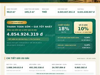 Nhà phố vinhomes sài gòn park hóc môn  giá chỉ từ 4,854 tỷ/căn, mua trực tiếp phòng kinh doanh cđt