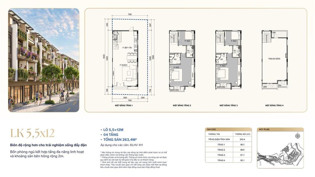 Vinhomes hải vân bay đà nẵng  giá từ 5.3 tỷ, trả trước 1 tỷ/căn nhà 4 tầng, hỗ trợ vay lãi suất 0%