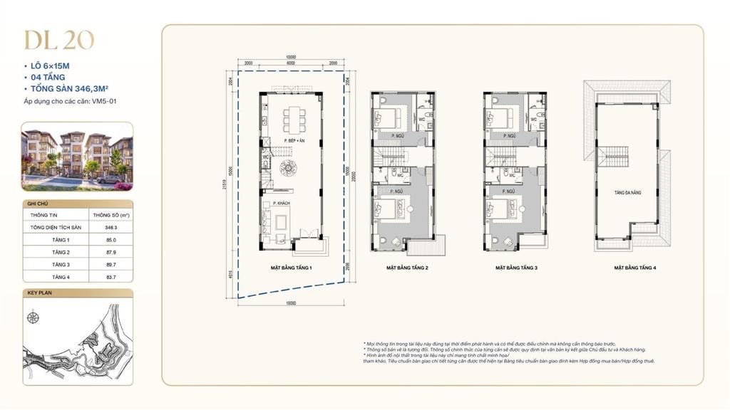 Vinhomes hải vân bay đà nẵng  giá từ 5.3 tỷ, trả trước 1 tỷ/căn nhà 4 tầng, hỗ trợ vay lãi suất 0%