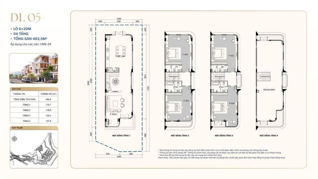 Vinhomes hải vân bay đà nẵng  giá từ 5.3 tỷ, trả trước 1 tỷ/căn nhà 4 tầng, hỗ trợ vay lãi suất 0%
